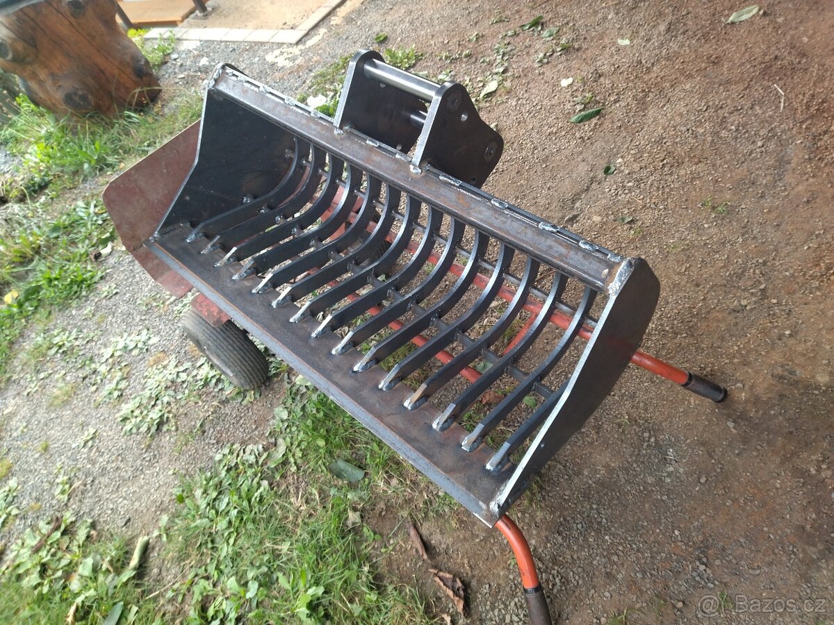 kátrovací,prosívací lžíce.lopata na bagr - 11