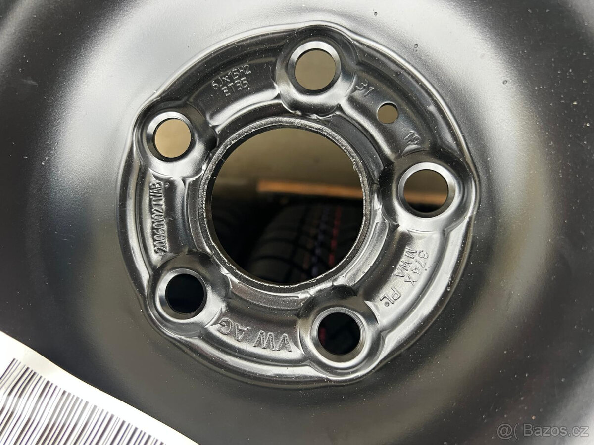 195/65R15 škoda scala 6x15 5x100 ET35 zimní pneu 2025 - 11