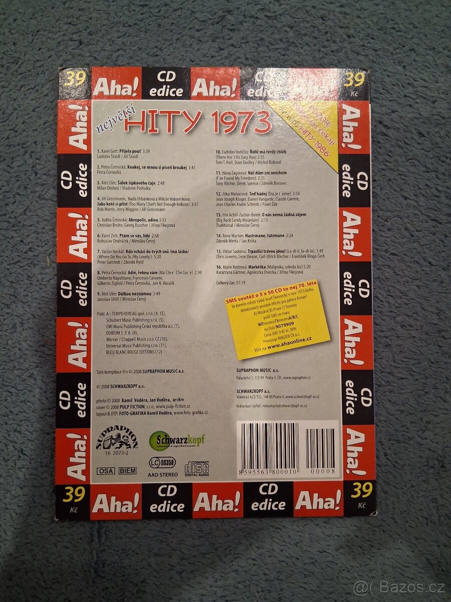 CD originál - Hity 1966 - 1989 /14 ks - cena sada/. - 11