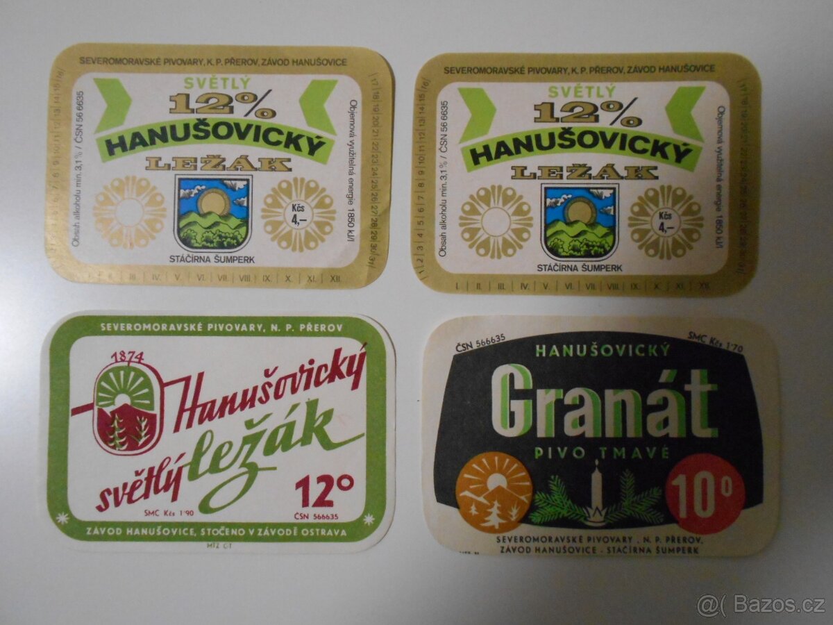 PIVNÍ ETIKETY RARITNÍ - 11