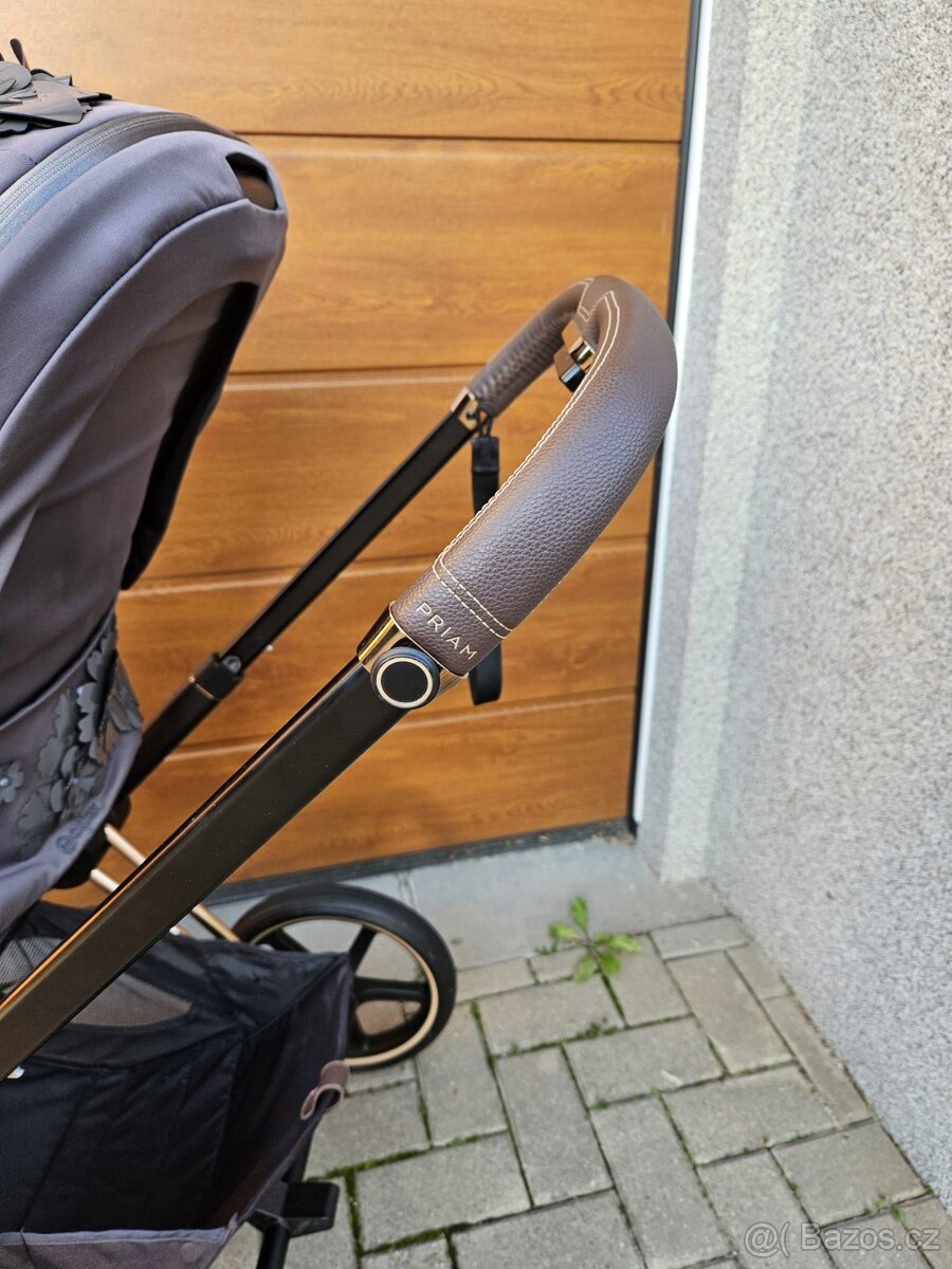 Cybex Priam / RoseGold / Simply Flowers / Lux Deep Black - 11