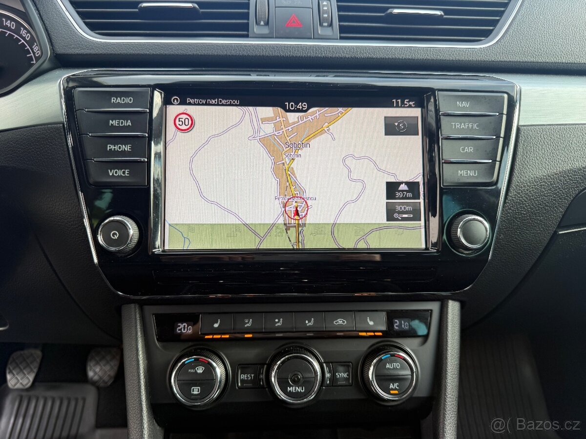 Škoda SUPERB 2.0 TDi 4x4 MANUÁL NAVI SENZORY TEMPOMAT - 11