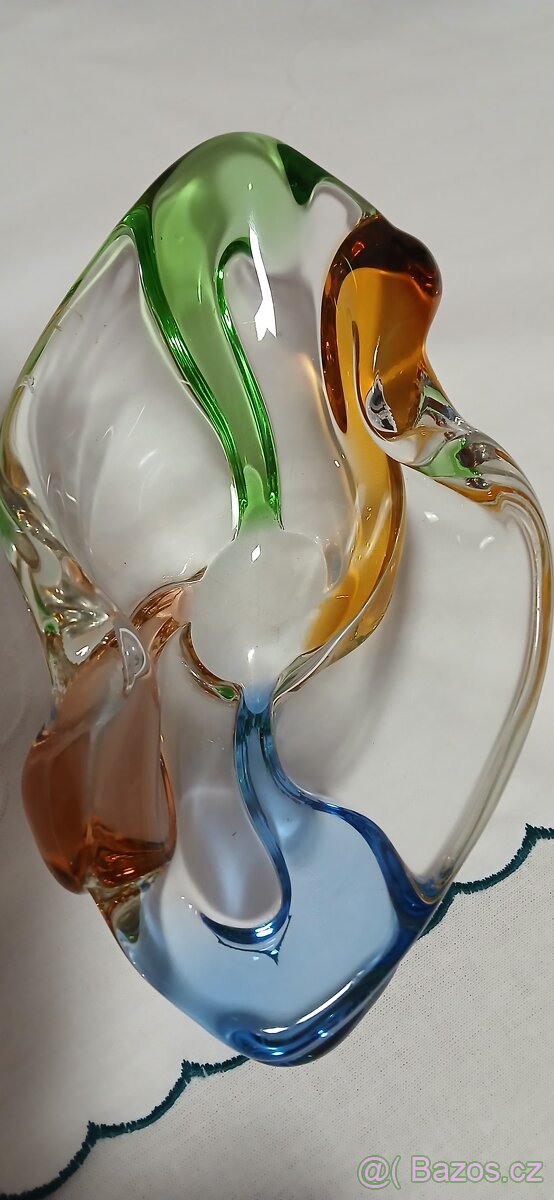 Nádherná miska Rhapsody hutní sklo. - 11