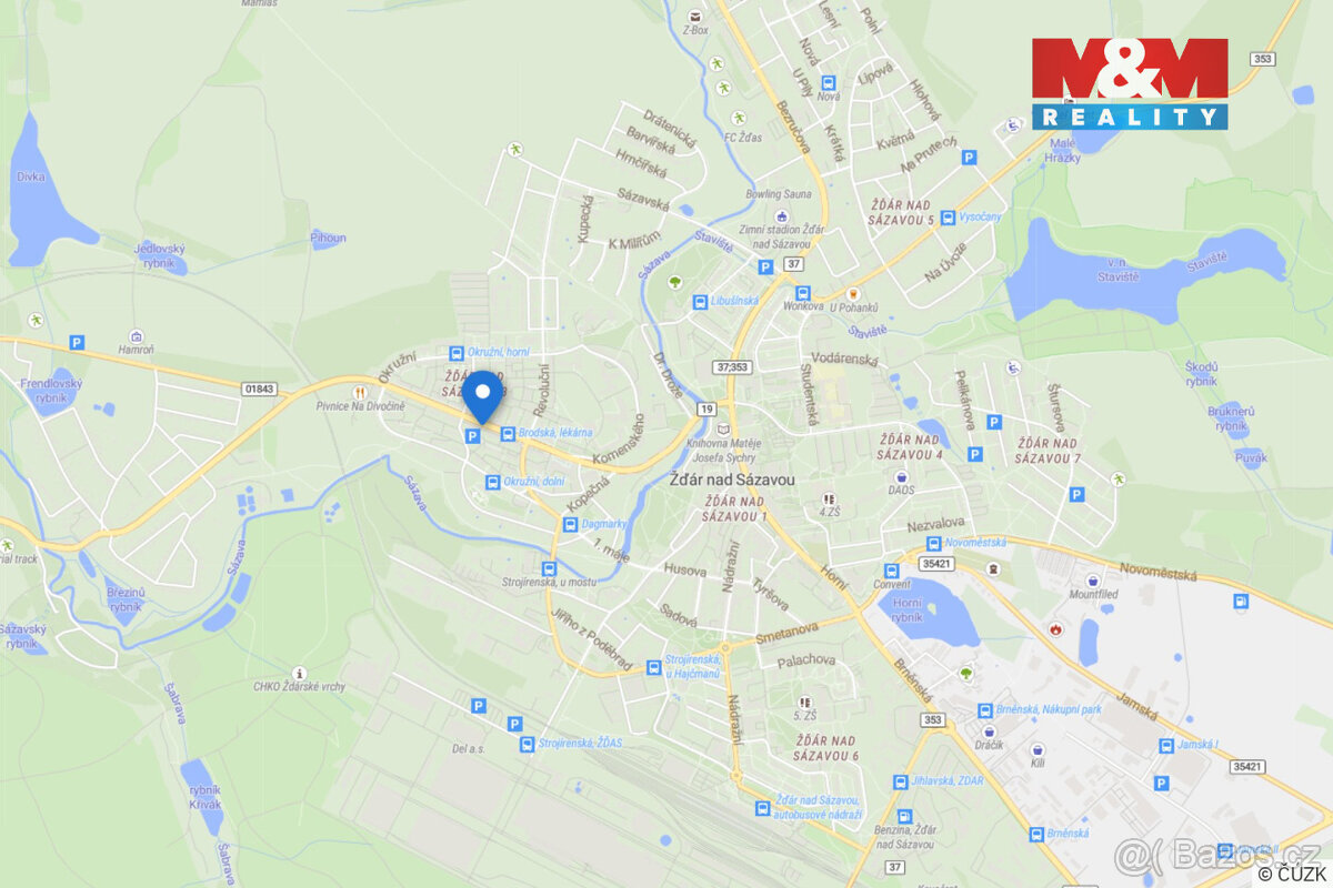 Prodej bytu 2+1, 61 m², Žďár nad Sázavou, ul. Brodská - 11