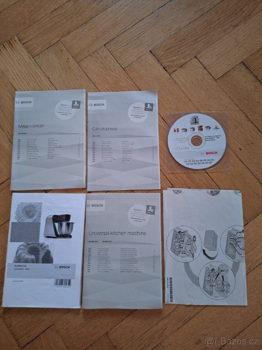 Rezervace Kuchyňský robot Bosch CNUM 51 + příslušenství - 11