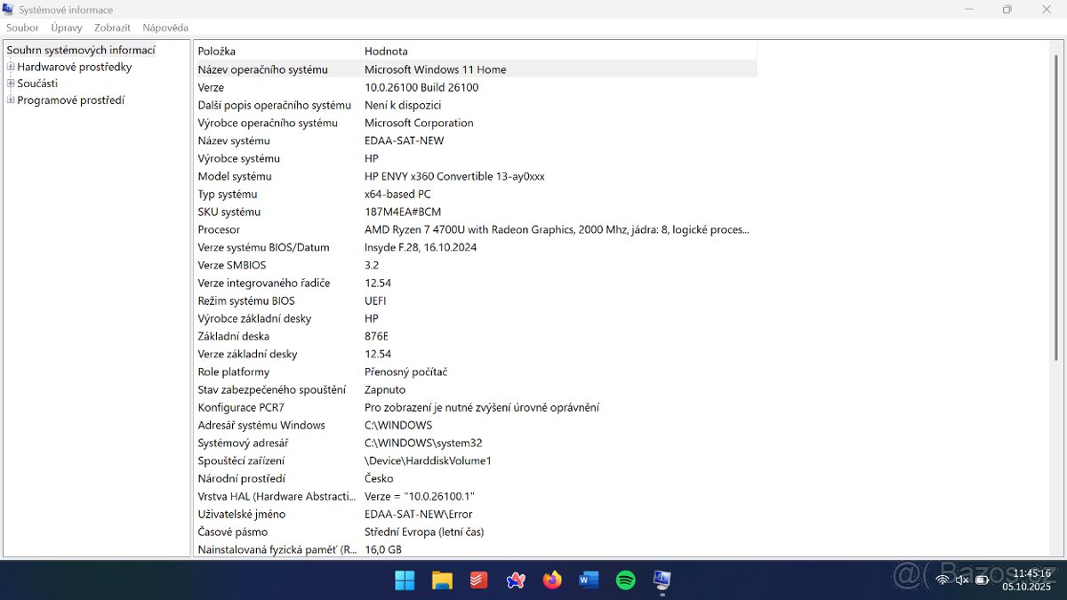 HP ENVY x360 13 | Ryzen 7 | PRASKLÝ DISPLEJ (funkční) - 11