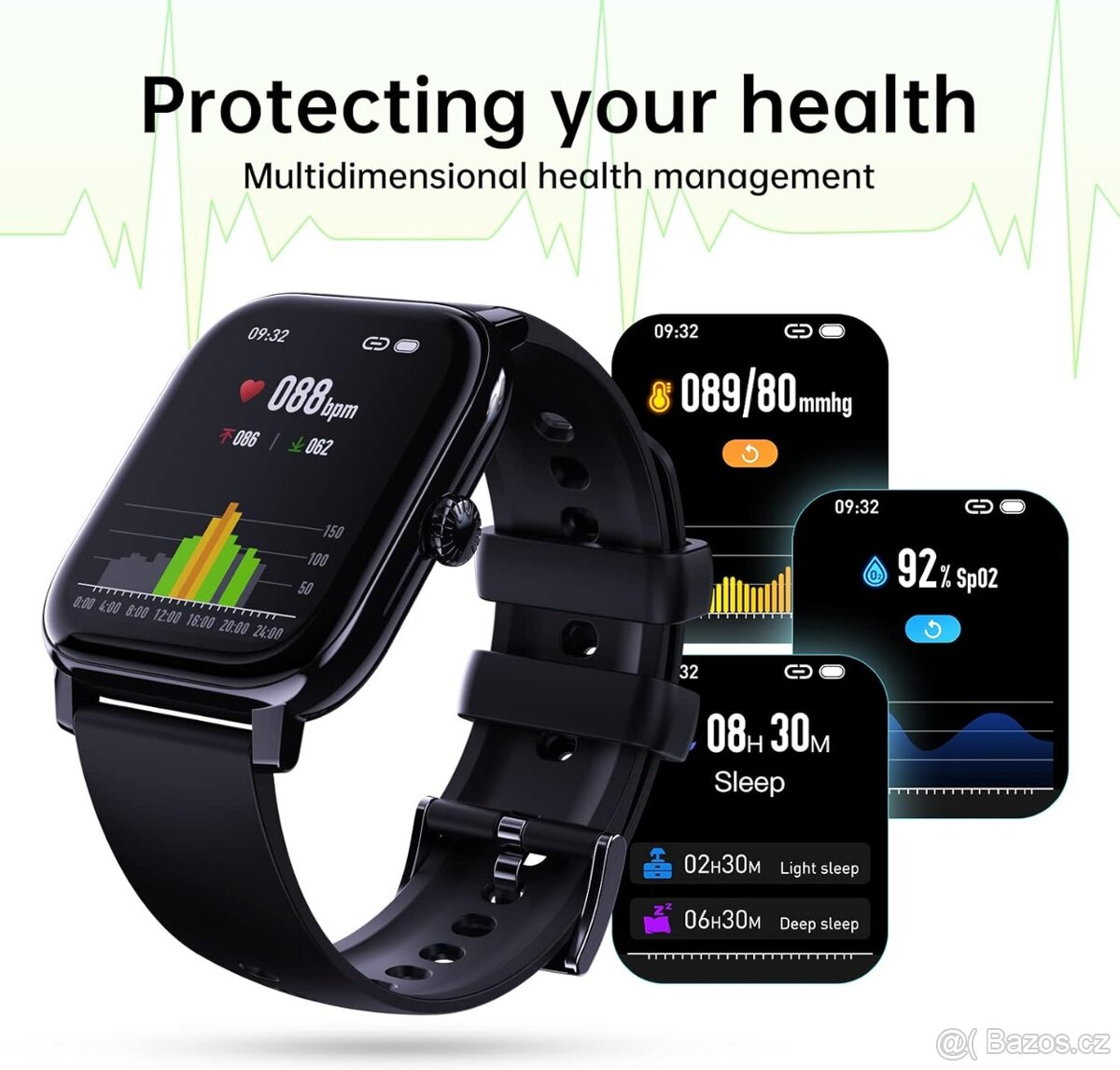 Chytré hodinky LLKBOHA P75 – 1,85" HD displej - 11