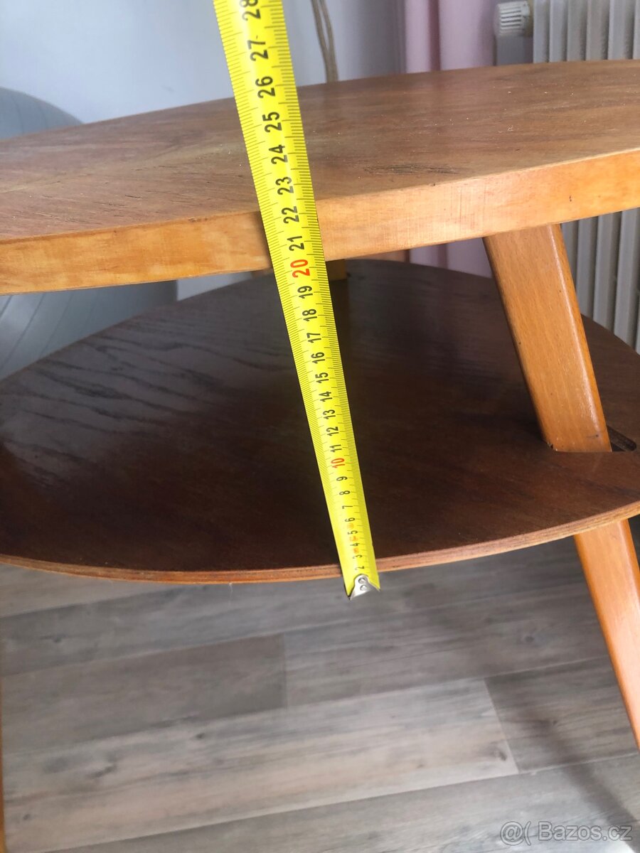 Retro konferenční stolek trsátko - 11