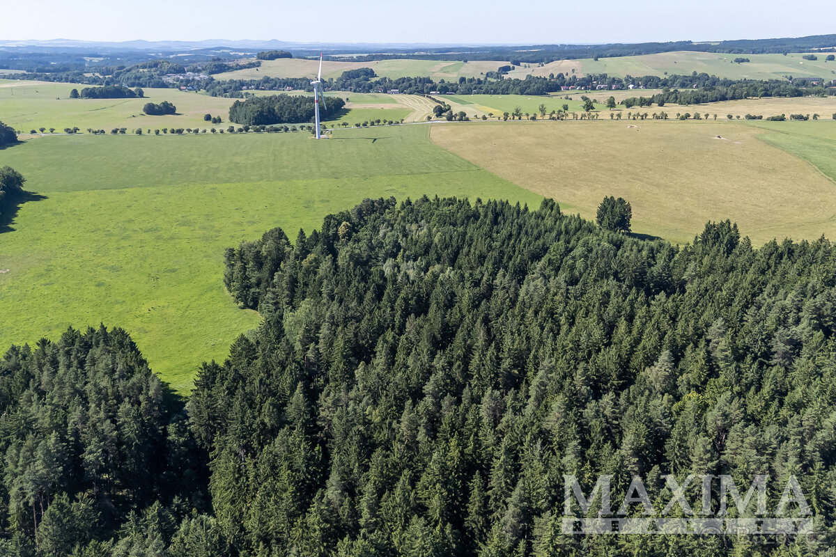 Pozemek o ploše 6397 m2 - Krásný Les, - 11