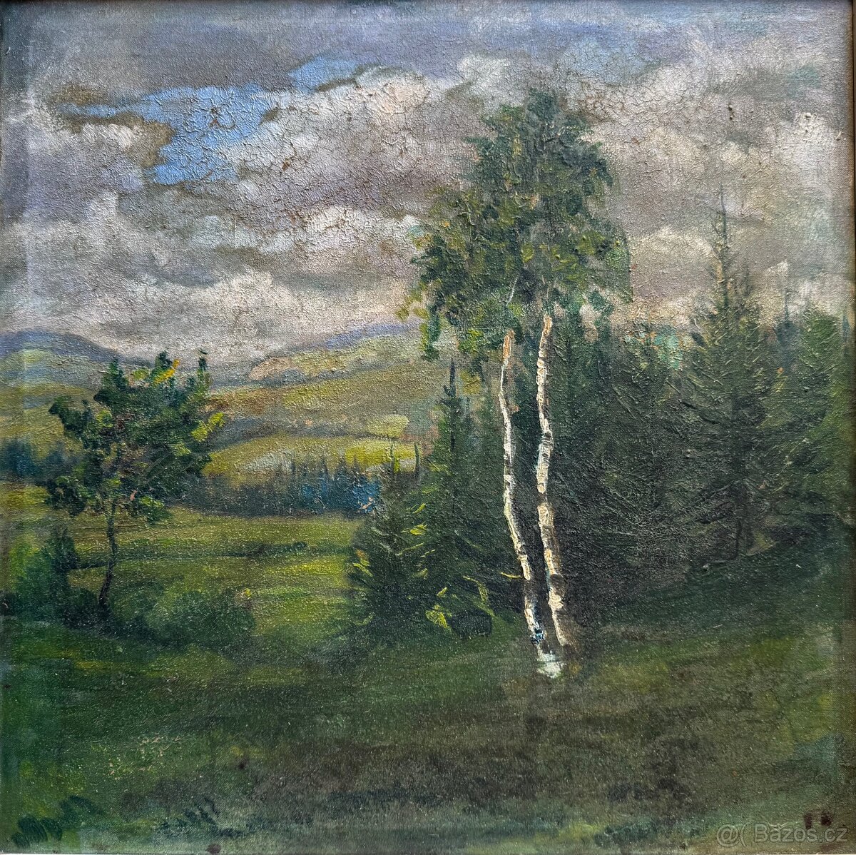 Obraz Krajina s břízami - 11