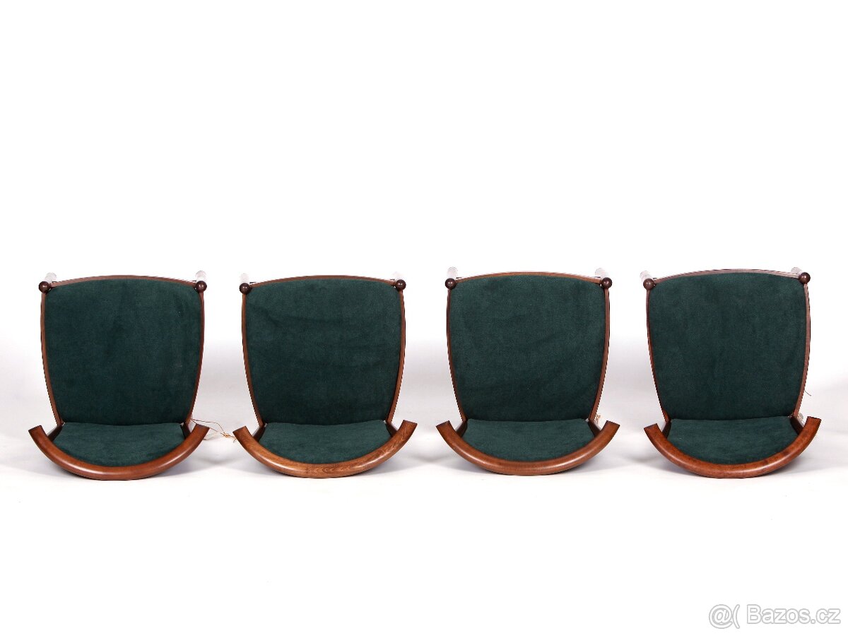 Velké čalouněné židle TON, 4 nikdy nepoužité kusy. - 11