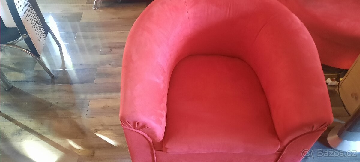 Rohová sedačka+křeslo - 11