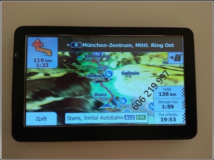 LUXUSNÍ 5" GPS NAVIGACE v HD, 8GB, FM, 256MB, 3D mapy- NOVÁ - 11