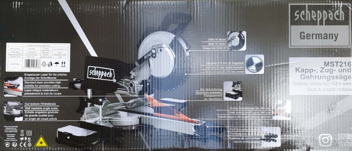 Pila příčná a pokosová,2 kotouče,nepoužitá - 11