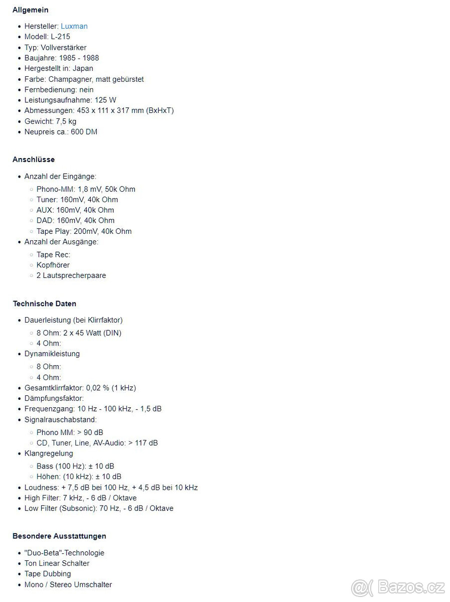 LUXMAN L-215 Stereo Integrated Amplifier/Ultimate - 11