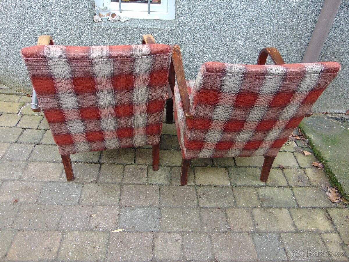 Retro křesla + stůl - 11