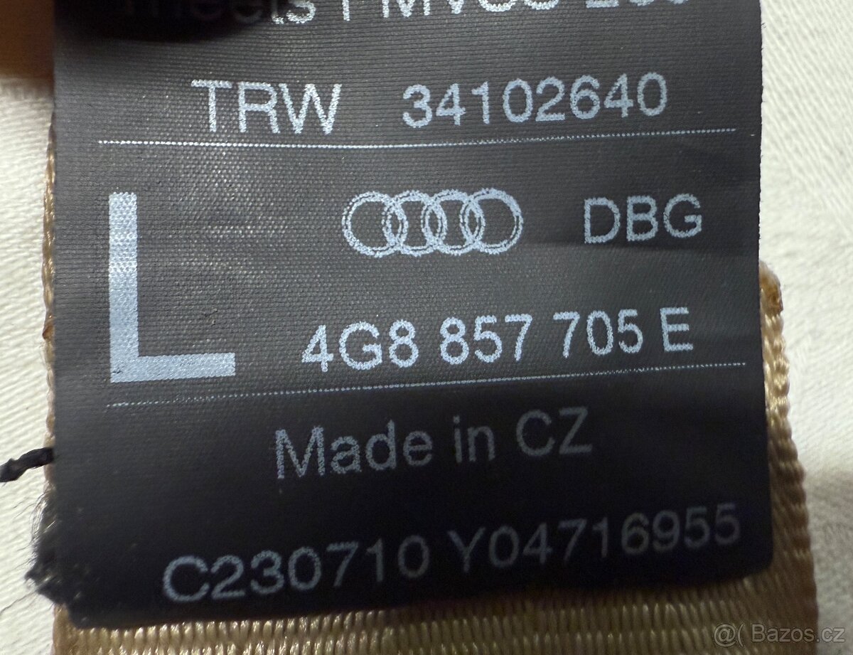 Kompletni airbagova sada + palubni deska - Audi A7 - 11