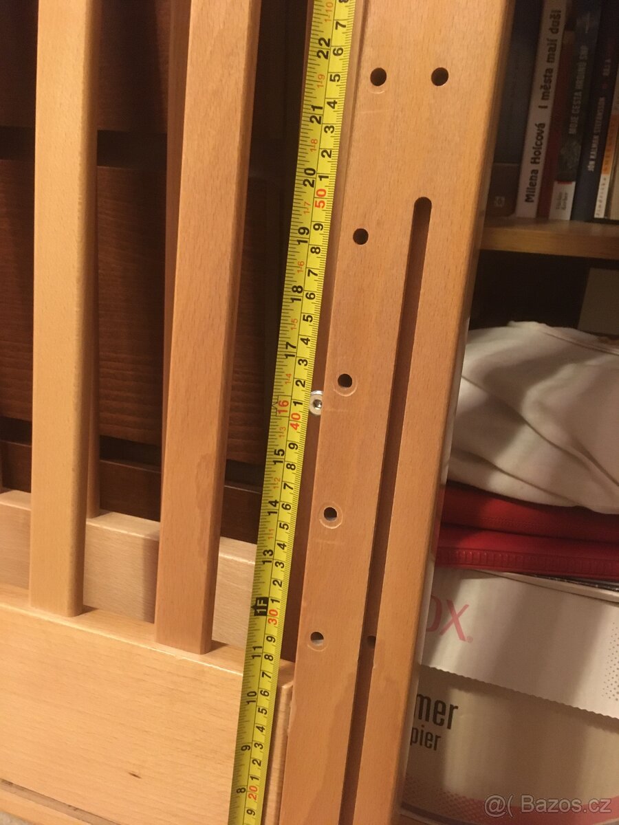 Dětská postýlka s matrací 120x60 cm - 11