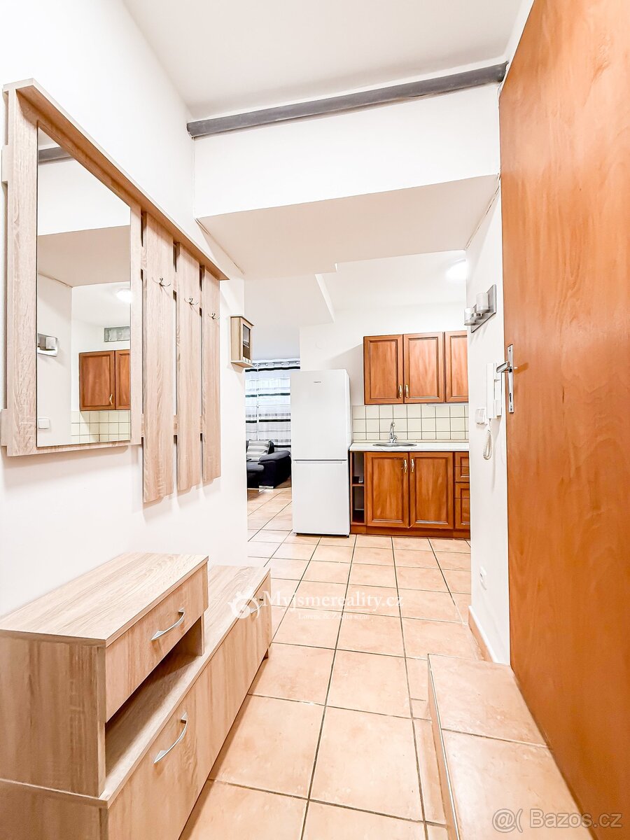 Pronájem vybaveného cihlového bytu 2+kk, 46 m², ul. Chelčick - 11