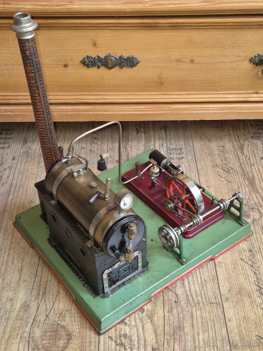 Starožitný parní stroj Josef Falk - Bing Werke, JF BW, 1932 - 11