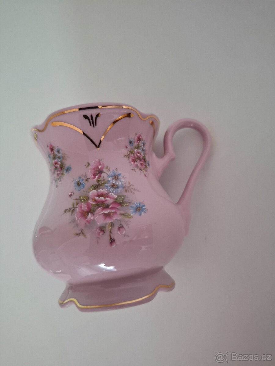 Hrnky z růžového porcelánu (různé druhy) - 11