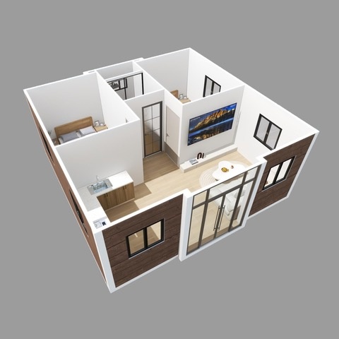 Plně zateplený mobilní dům 2+1 - 11