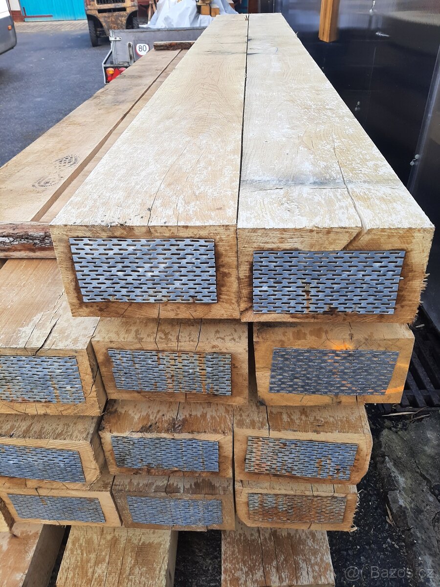 Dubové pražce a hranoly nové, vysušené I. tř. 15x26x400 cm - 11