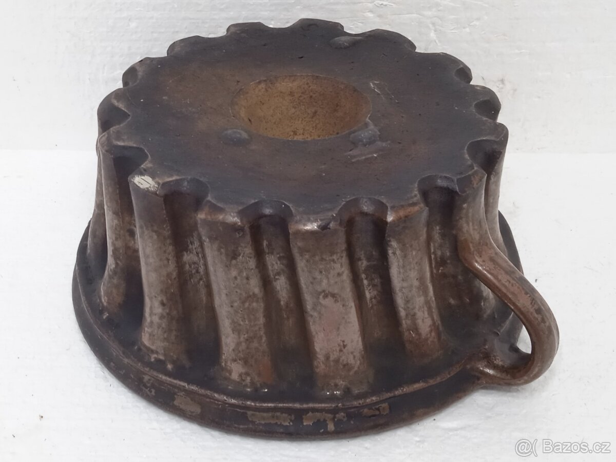 2,5L Stará retro kameninová forma na bábovku OK Stav - 11