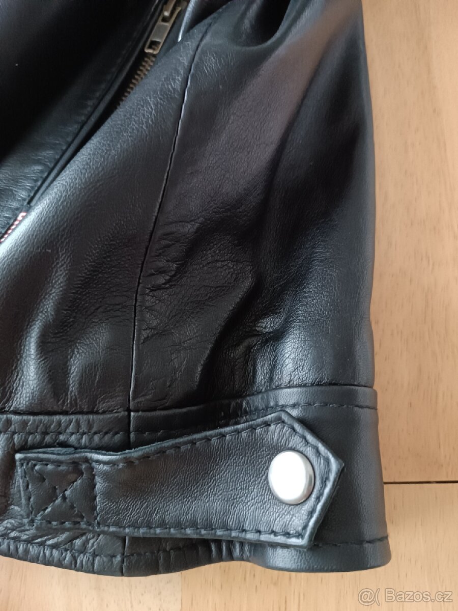 Pánská kožená bunda Brixton, XXXL. - 11