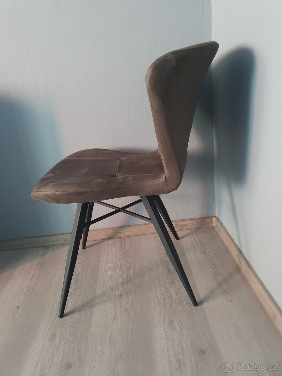 Masivní mangový stůl + polstrovaná židle - 11