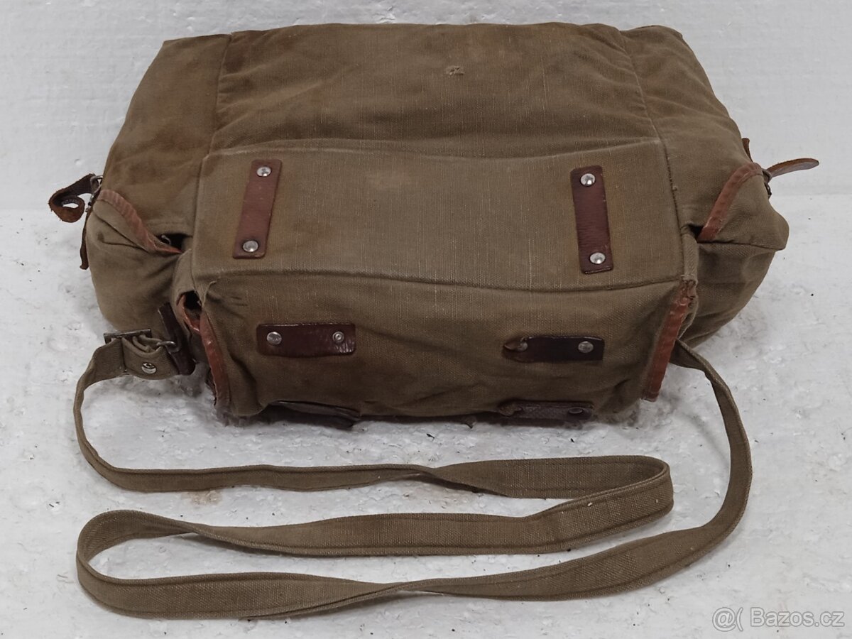 Retro Vojenská Turistická brašna přes rameno - 11