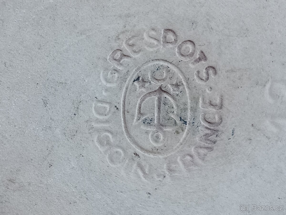 STARÁ KAMENINOVÁ MÍSA GRÉS & POTIERS DIGOIN FRANCIE - 11