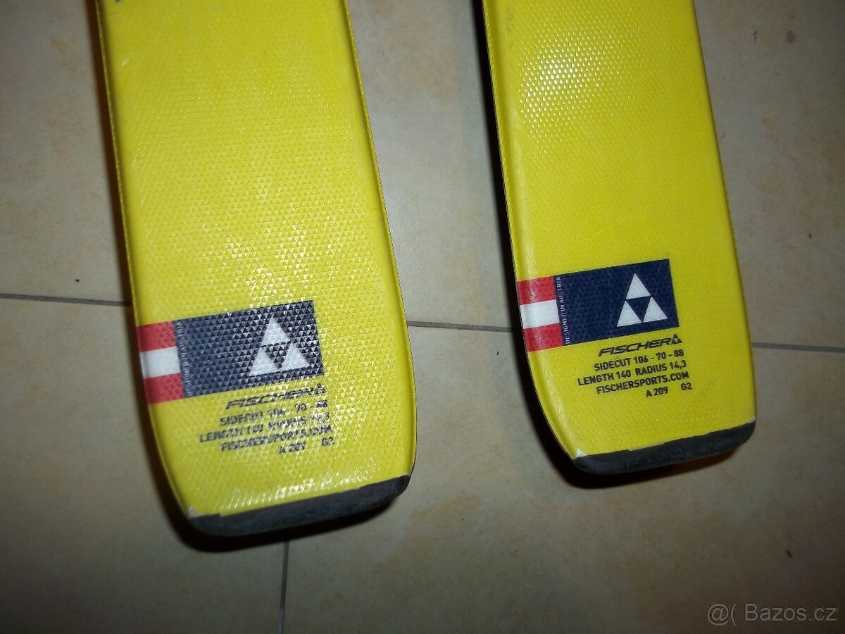 Juniorské carvingové lyže Fischer 140 cm - 11