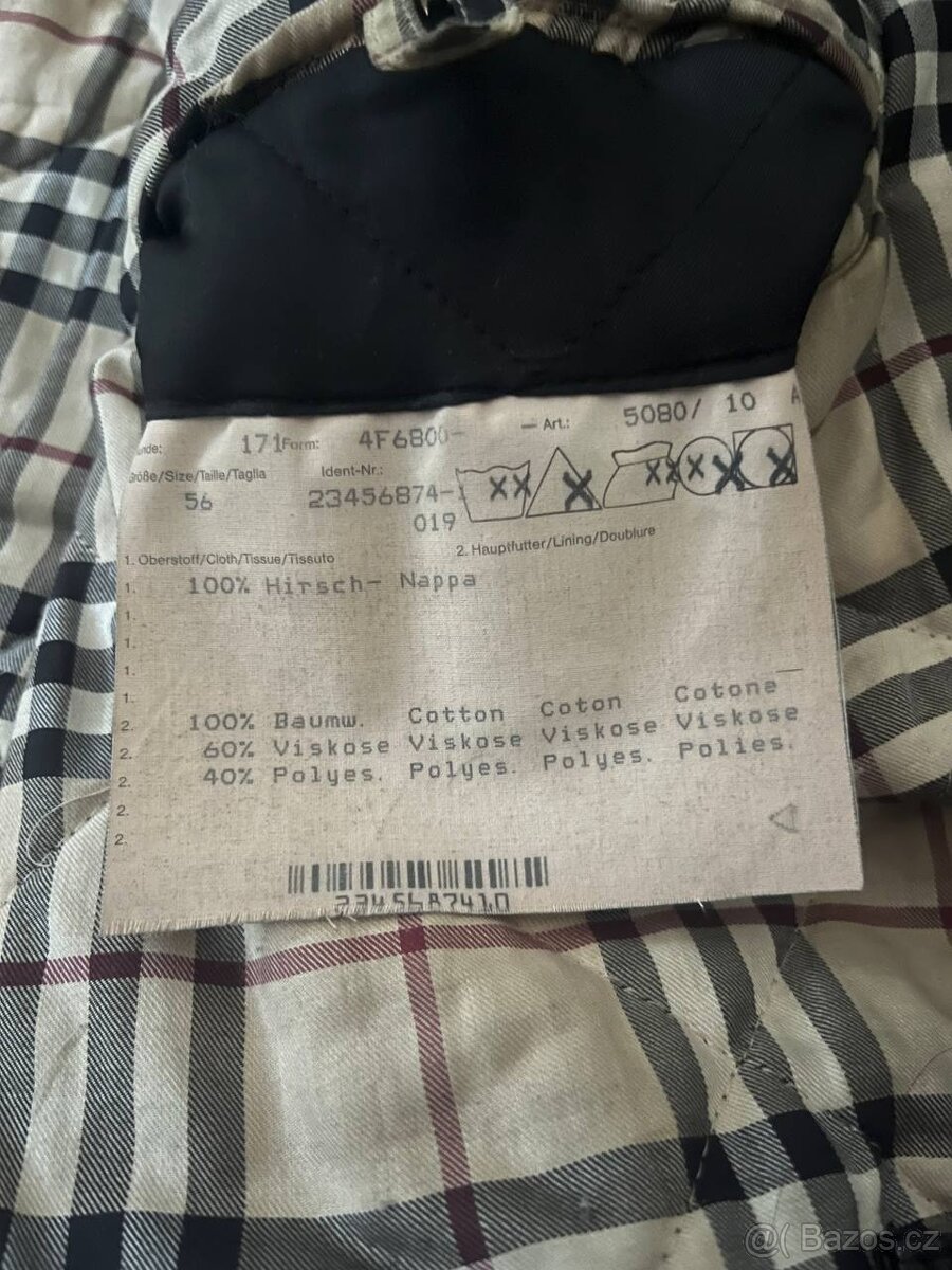 Kožený kabát Burberry London - 11