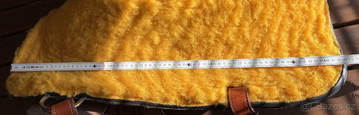 Westernové sedlo hnědé barevné - 11
