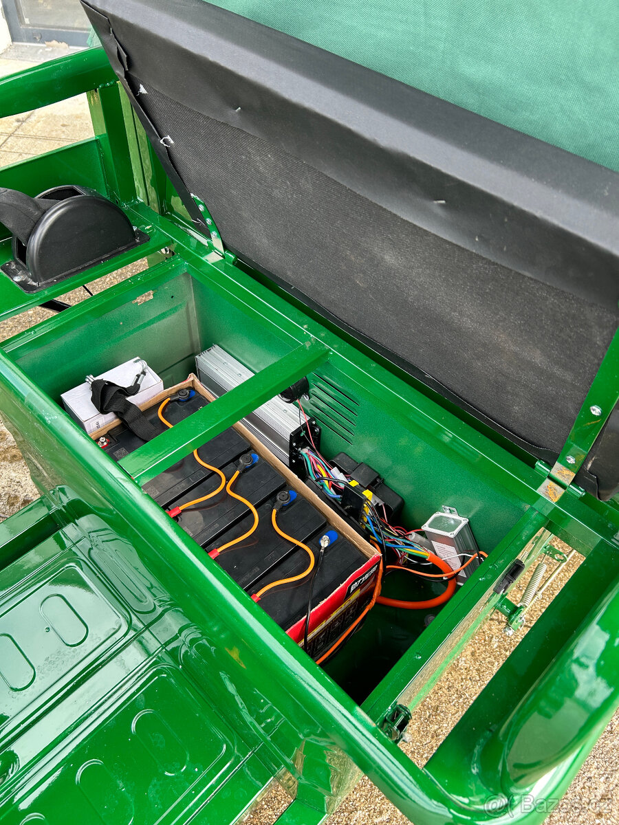 Pracovní elektro tříkolka RIKŠA 1000W COC - 11