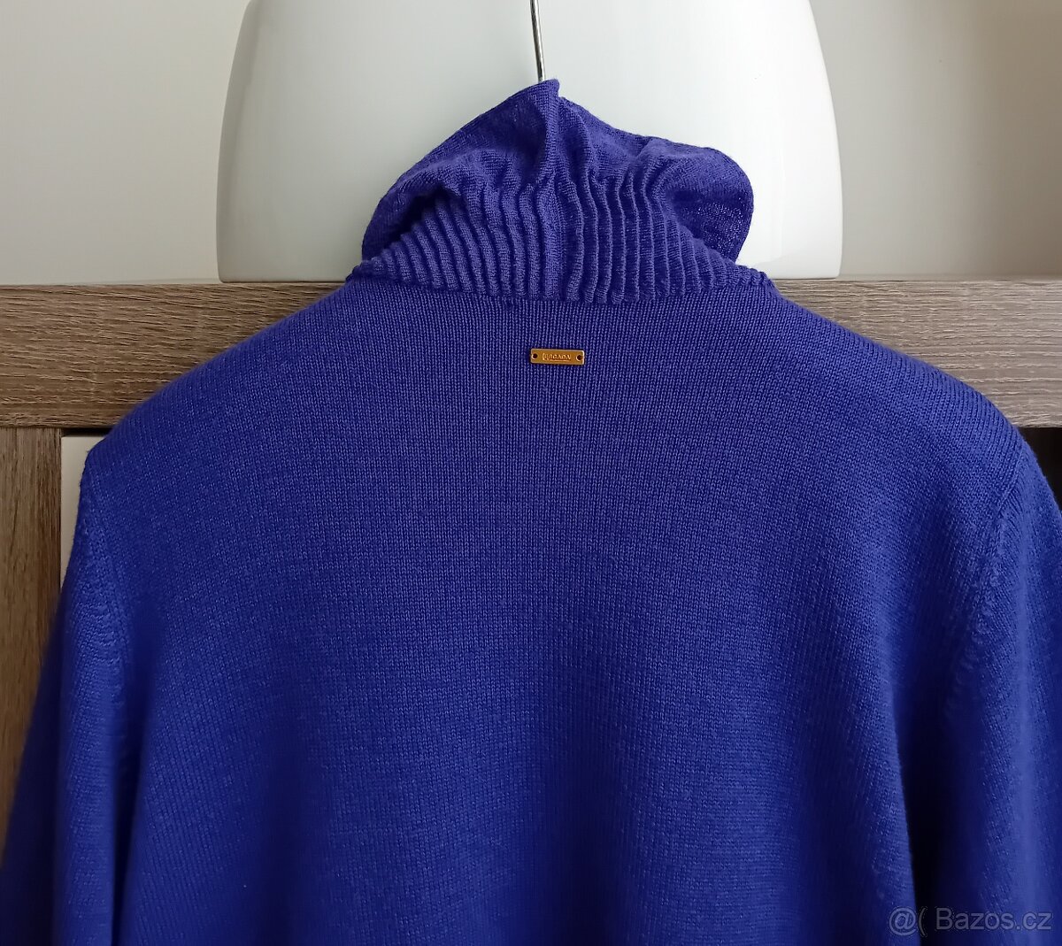 Escada dámský luxusní kardigan vel. L vlna + hedvábí - 11