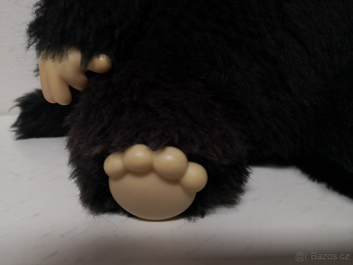 Retro mončiči XXL nyamy Felina čierna 35cm - 11