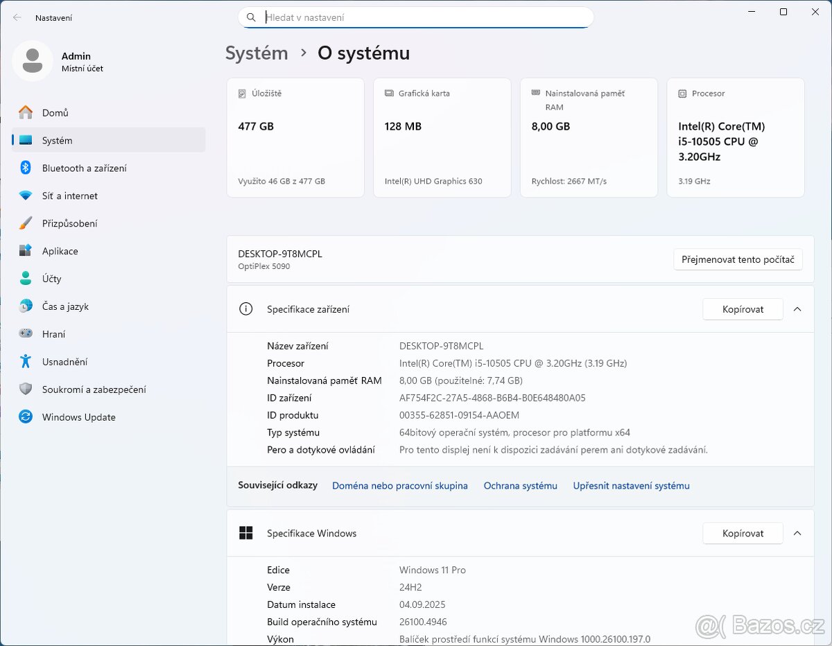 Dell optiplex 5090 SFF NOVÉ - 11