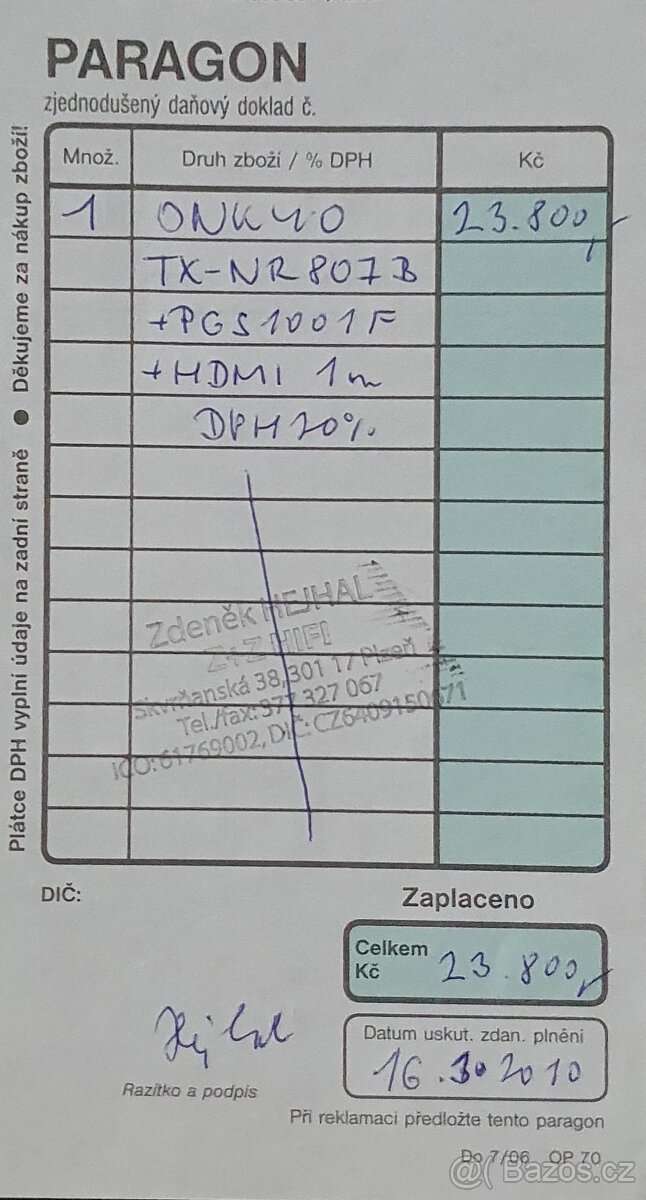 Onkyo receiver 7.2 TX-NR 807, VÁNOČNÍ SLEVA -1500Kč - 11