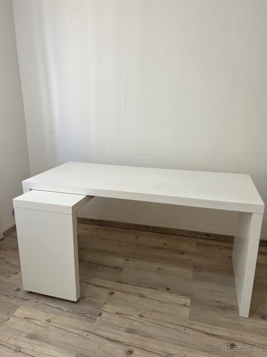 Psací stůl IKEA Malm s výsuvnou deskou - 11