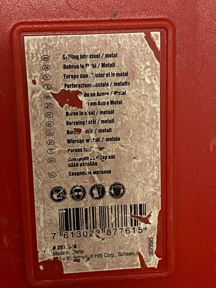 Vrtáky do kovů HILTI Kobalt 24 ks - 11