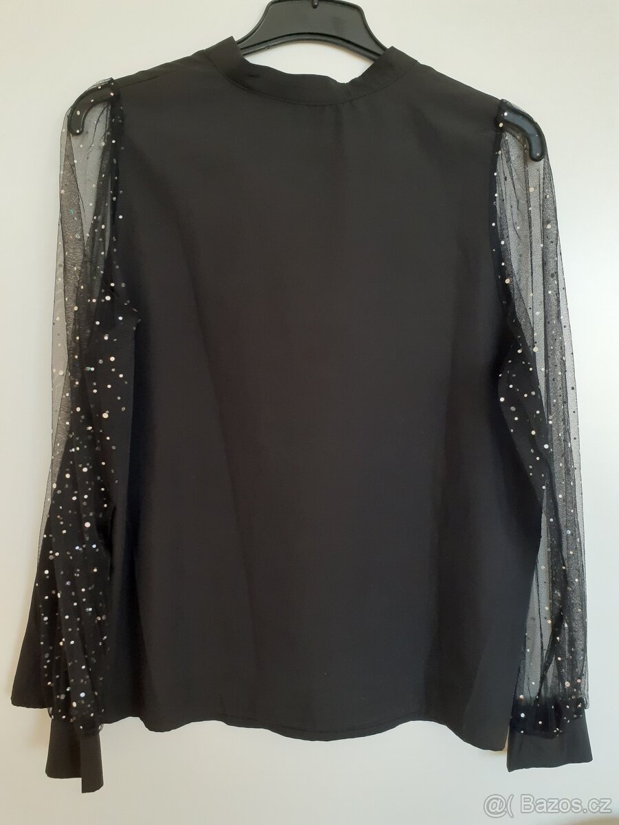 Dámská halenka se síťovanými rukávy SHEIN 46 - 11