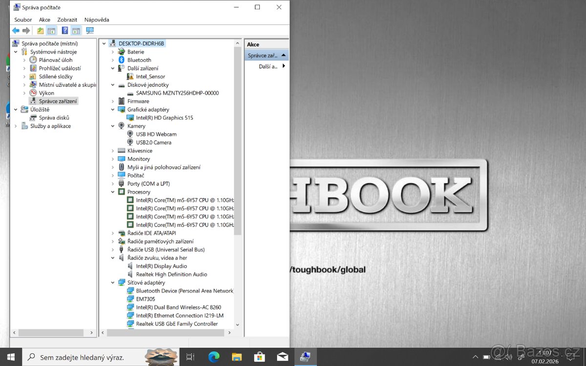 Průmyslový notebook/tablet (2v1) Panasonic Toughbook CF-20 - 11