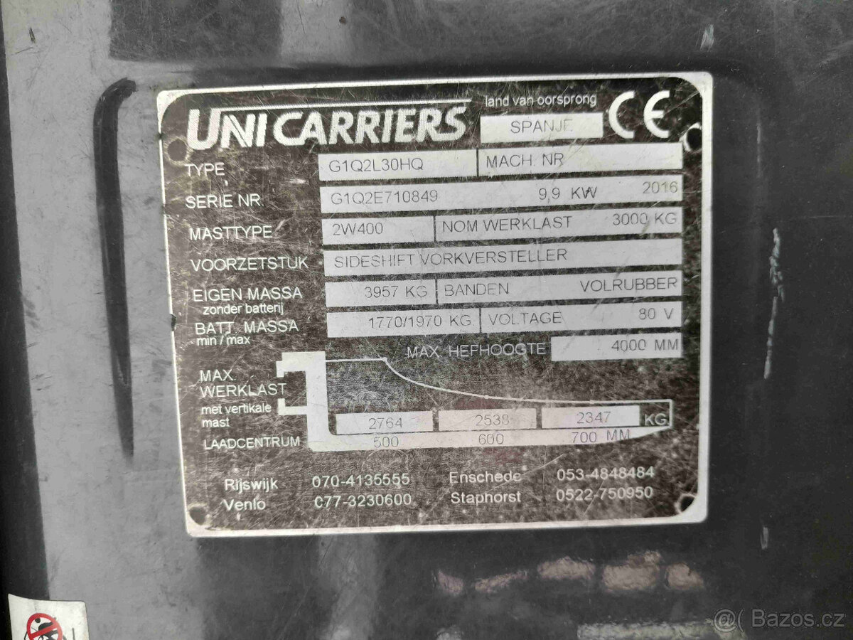 UNICARRIERS G30 elektrický - 11