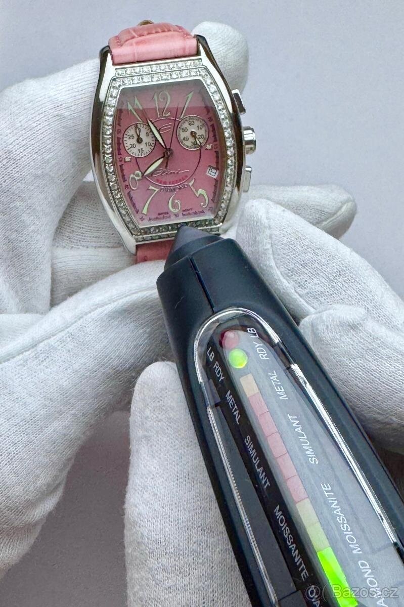 DÁMSKÉ NÁRAMKOVÉ HODINKY ELINI S PŘÍRODNÍMI BRILIANTY - ETUE - 11