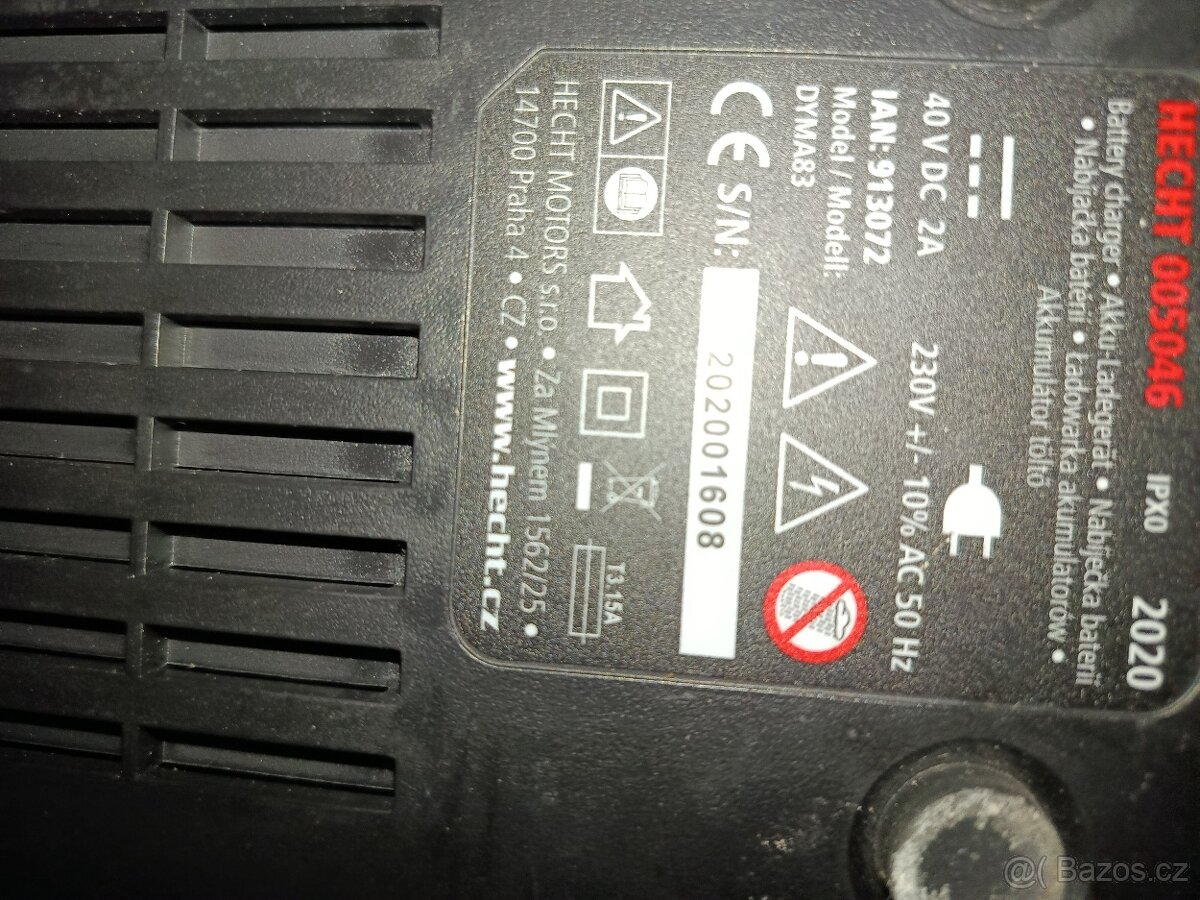 AKU HECHT sekačka + vyžínač + baterie + nabíječka - 11