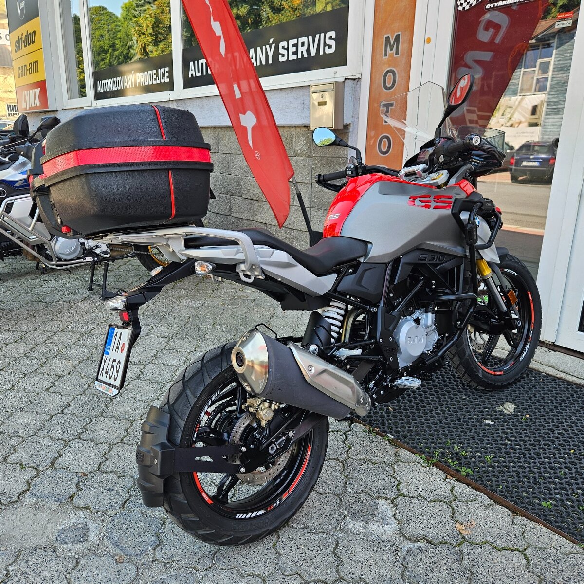 BMW G 310 GS, ČR, Padací rám, Vyšší plexi, Zadní kufr - 11