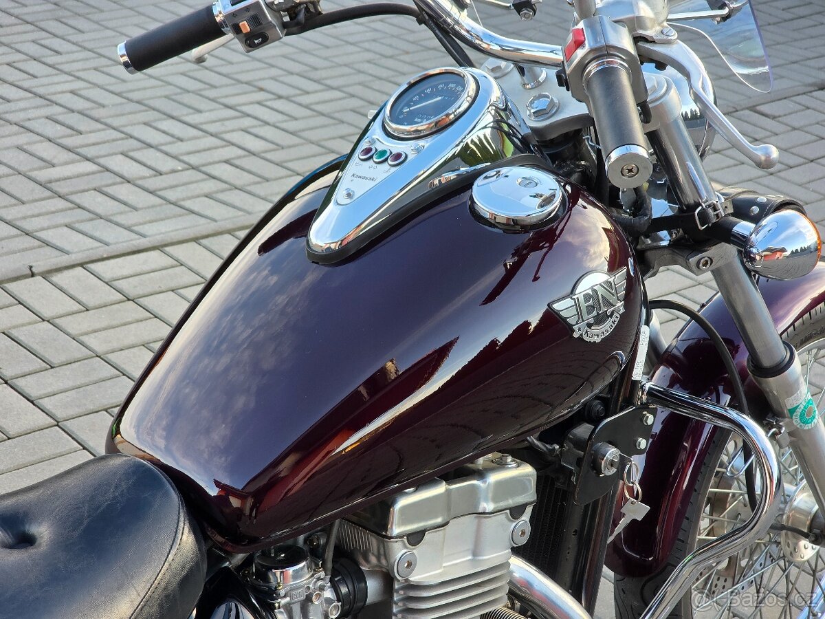 Kawasaki EN 500, padací rám, brašny, plexi, opěrka - 11