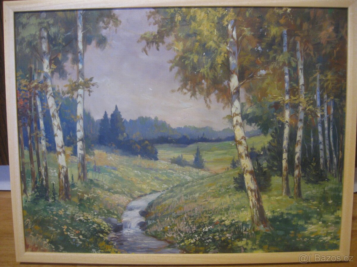 Bohumil Švanda 1897,Olej/Plátno,vídeňská škola,Český ráj - 11